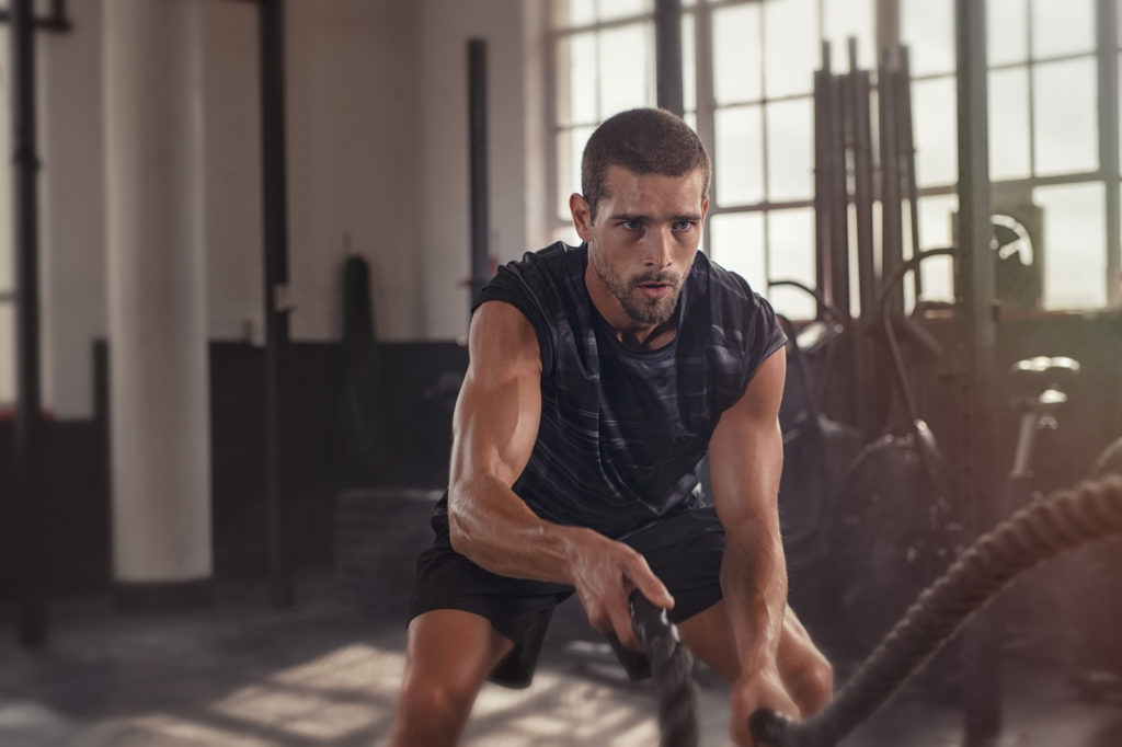 Warming für die Trainingseinheit