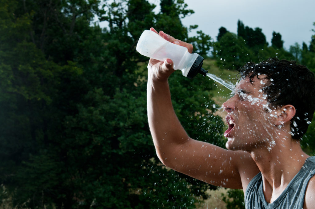 Cooling für angestrengten Sportler